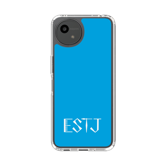 Slim Protection Case［ Original - ESTJ Executive - Alphabet - Blue ］