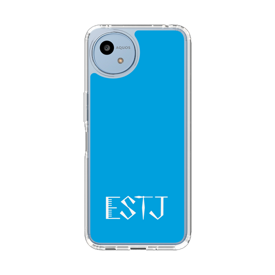 Slim Protection Case［ Original - ESTJ Executive - Alphabet - Blue ］