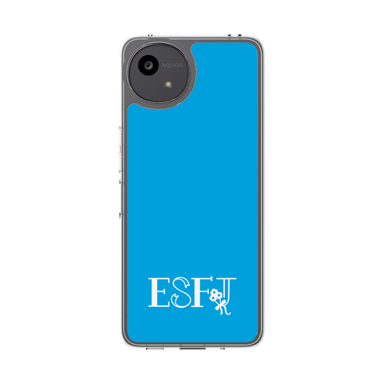 Slim Protection Case［ Original - ESFJ Consul - Alphabet - Blue ］
