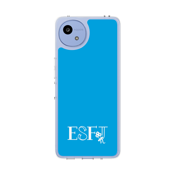 Slim Protection Case［ Original - ESFJ Consul - Alphabet - Blue ］