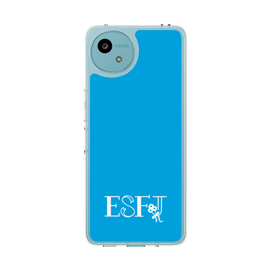 Slim Protection Case［ Original - ESFJ Consul - Alphabet - Blue ］