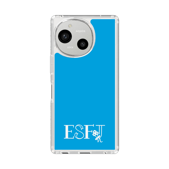 Slim Protection Case［ Original - ESFJ Consul - Alphabet - Blue ］