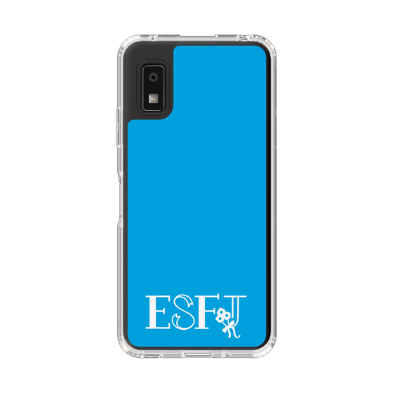 Slim Protection Case［ Original - ESFJ Consul - Alphabet - Blue ］