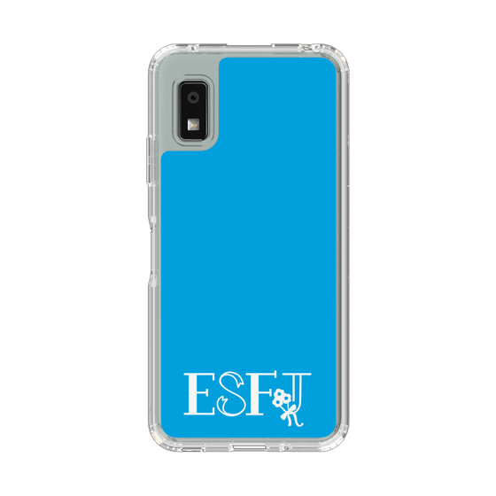 Slim Protection Case［ Original - ESFJ Consul - Alphabet - Blue ］