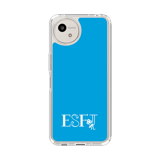 Slim Protection Case［ Original - ESFJ Consul - Alphabet - Blue ］