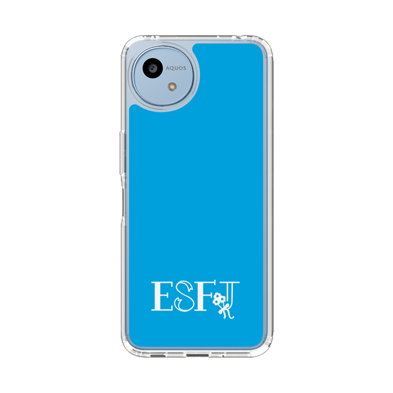 Slim Protection Case［ Original - ESFJ Consul - Alphabet - Blue ］