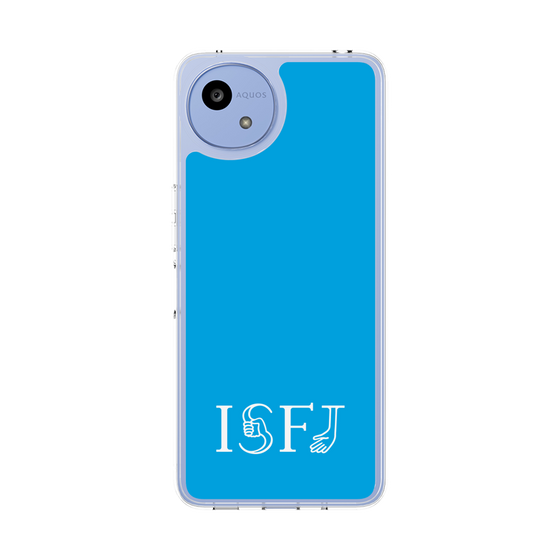 Slim Protection Case［ Original - ISFJ Defender - Alphabet - Blue ］
