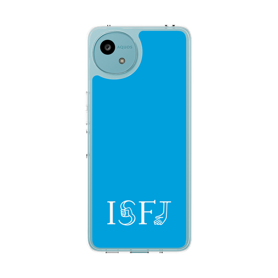 Slim Protection Case［ Original - ISFJ Defender - Alphabet - Blue ］