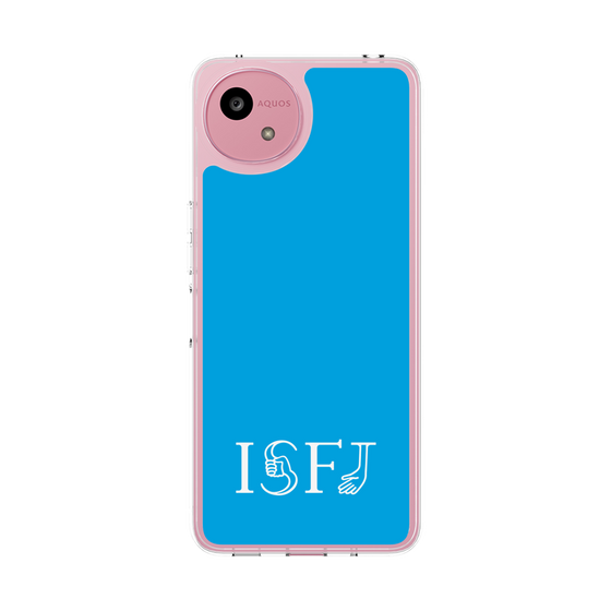 Slim Protection Case［ Original - ISFJ Defender - Alphabet - Blue ］
