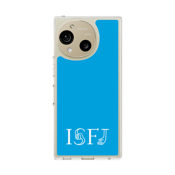 Slim Protection Case［ Original - ISFJ Defender - Alphabet - Blue ］