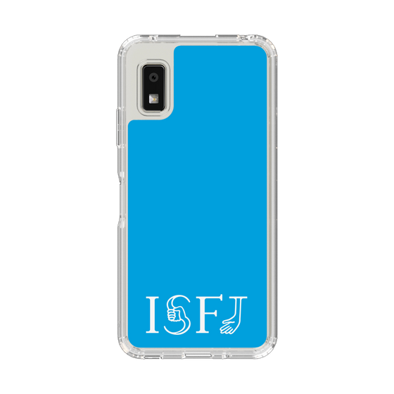 Slim Protection Case［ Original - ISFJ Defender - Alphabet - Blue ］