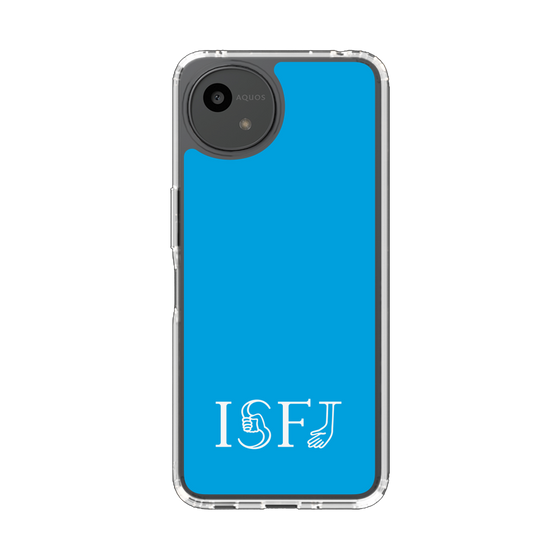 Slim Protection Case［ Original - ISFJ Defender - Alphabet - Blue ］