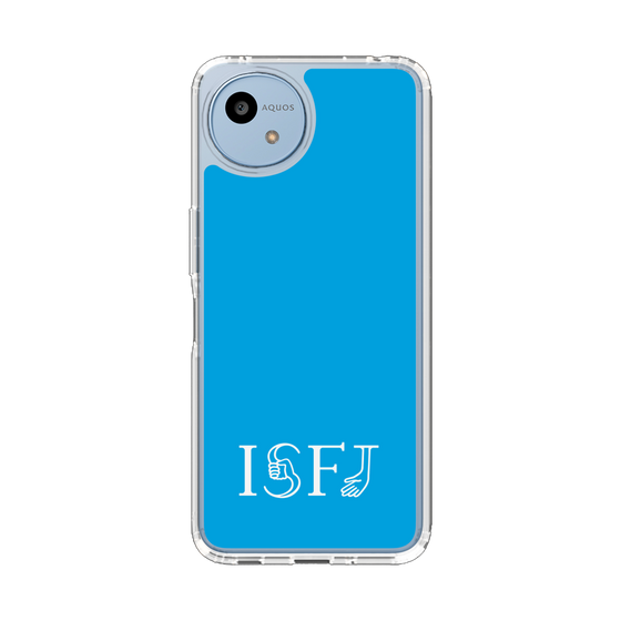 Slim Protection Case［ Original - ISFJ Defender - Alphabet - Blue ］