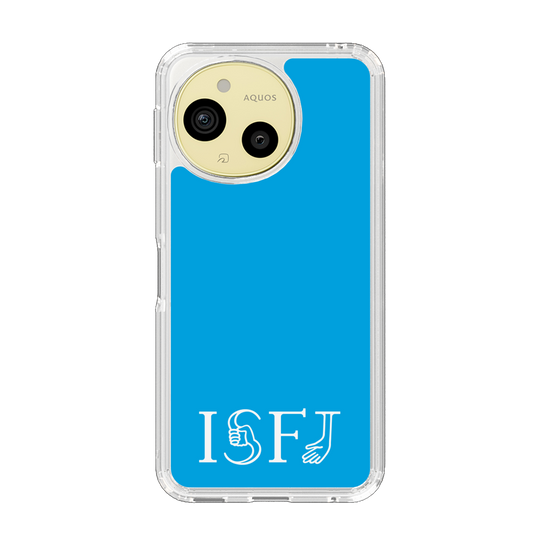 Slim Protection Case［ Original - ISFJ Defender - Alphabet - Blue ］