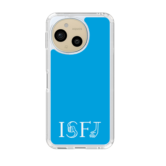 Slim Protection Case［ Original - ISFJ Defender - Alphabet - Blue ］