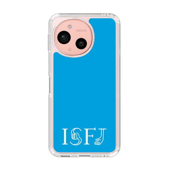 Slim Protection Case［ Original - ISFJ Defender - Alphabet - Blue ］