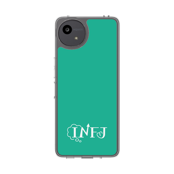 Slim Protection Case［ Original - INFJ Advocate - Alphabet - Green ］