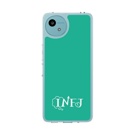 Slim Protection Case［ Original - INFJ Advocate - Alphabet - Green ］