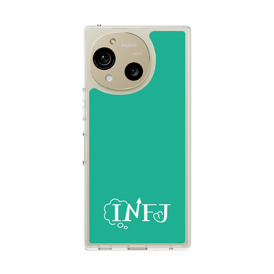 Slim Protection Case［ Original - INFJ Advocate - Alphabet - Green ］