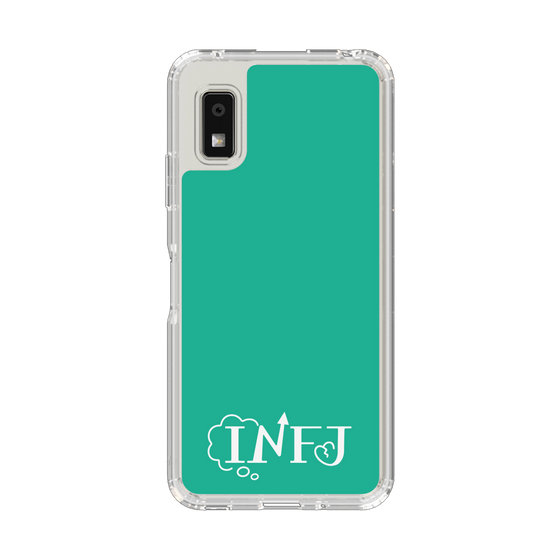 Slim Protection Case［ Original - INFJ Advocate - Alphabet - Green ］