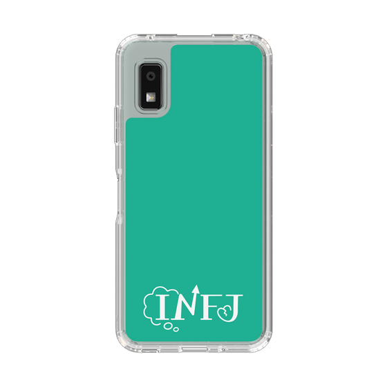 Slim Protection Case［ Original - INFJ Advocate - Alphabet - Green ］