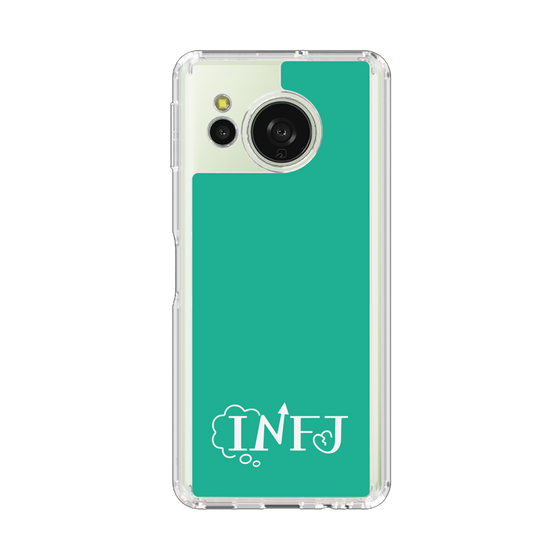 Slim Protection Case［ Original - INFJ Advocate - Alphabet - Green ］