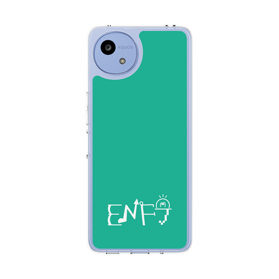 Slim Protection Case［ Original - ENFJ Protagonist - Alphabet - Green ］