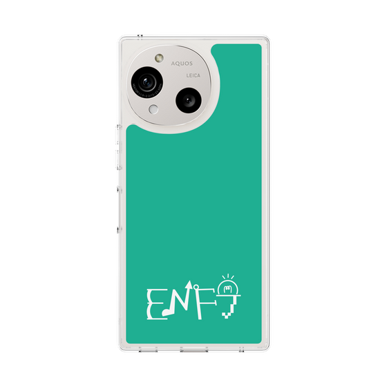 Slim Protection Case［ Original - ENFJ Protagonist - Alphabet - Green ］