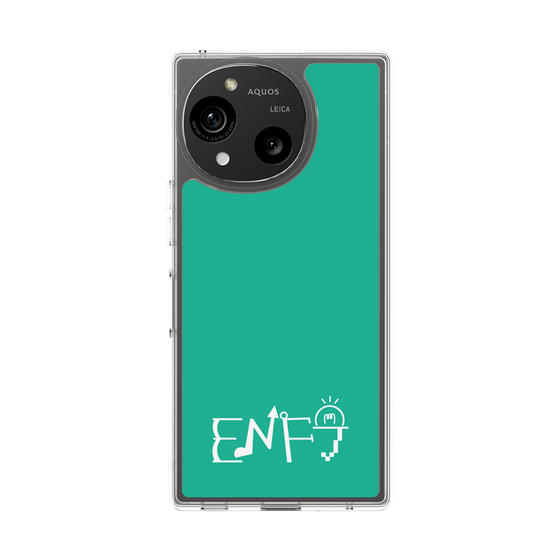 Slim Protection Case［ Original - ENFJ Protagonist - Alphabet - Green ］