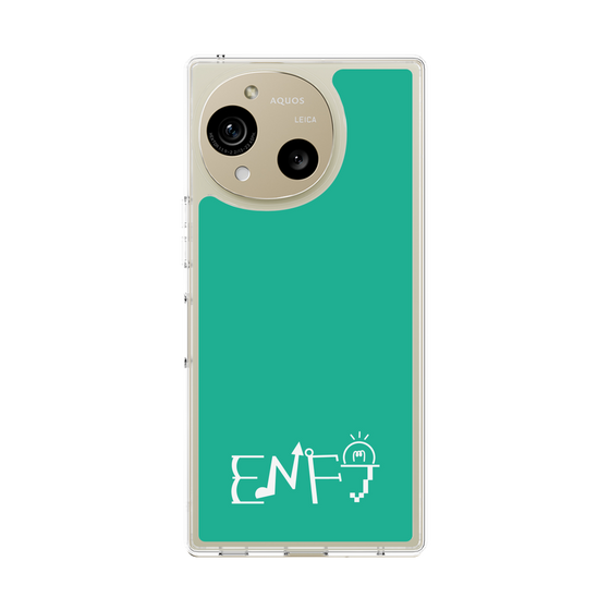 Slim Protection Case［ Original - ENFJ Protagonist - Alphabet - Green ］