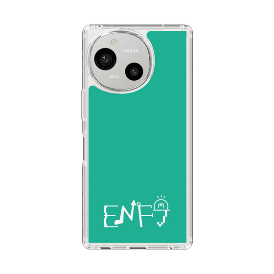 Slim Protection Case［ Original - ENFJ Protagonist - Alphabet - Green ］