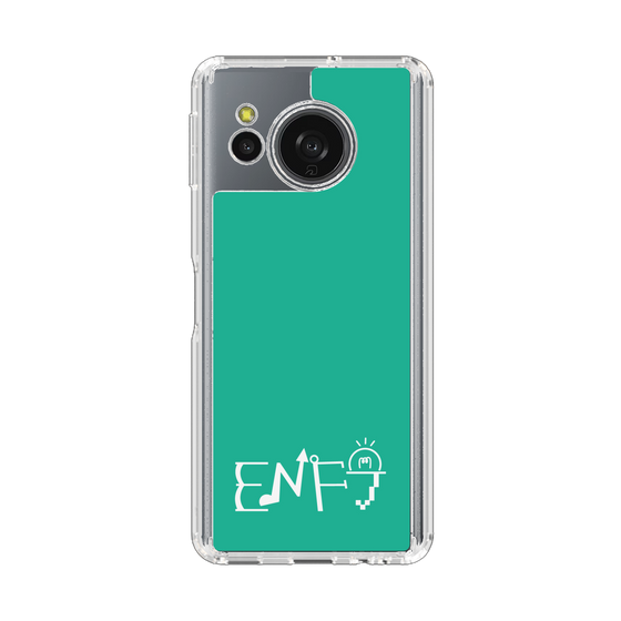 Slim Protection Case［ Original - ENFJ Protagonist - Alphabet - Green ］