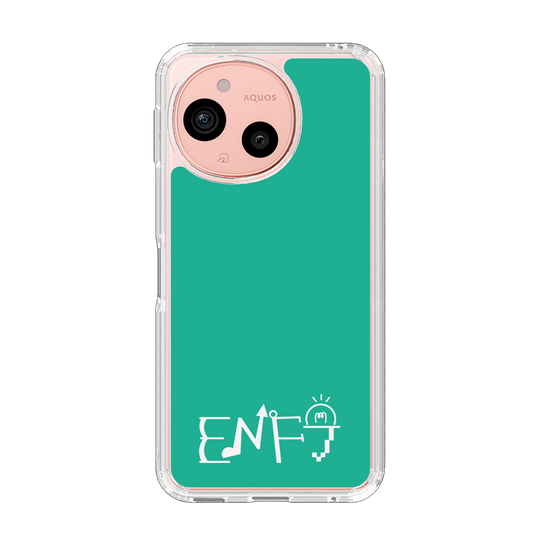 Slim Protection Case［ Original - ENFJ Protagonist - Alphabet - Green ］