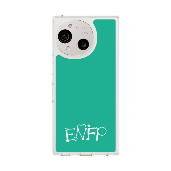 Slim Protection Case［ Original - ENFP Campaigner - Alphabet - Green ］
