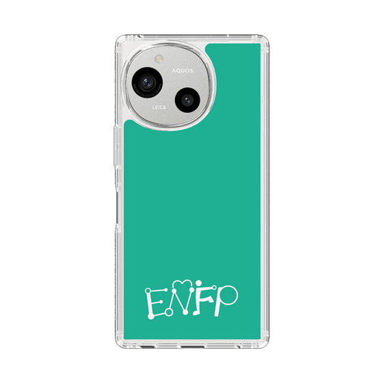 Slim Protection Case［ Original - ENFP Campaigner - Alphabet - Green ］