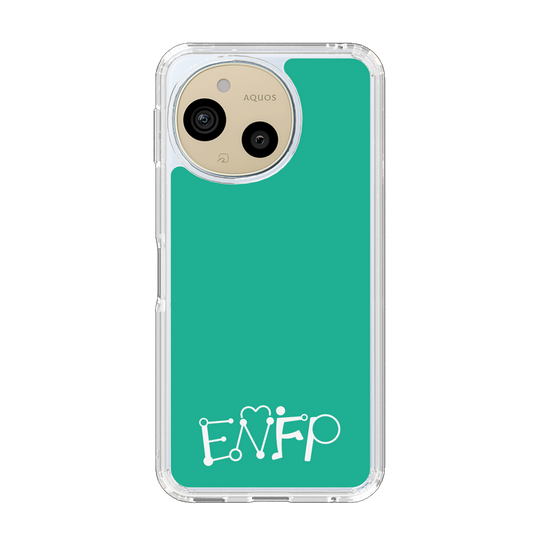 Slim Protection Case［ Original - ENFP Campaigner - Alphabet - Green ］