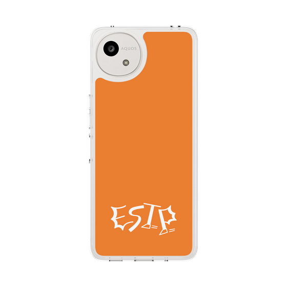 Slim Protection Case［ Original - ESTP Entrepreneur - Alphabet - Orange ］