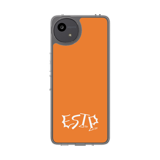 Slim Protection Case［ Original - ESTP Entrepreneur - Alphabet - Orange ］