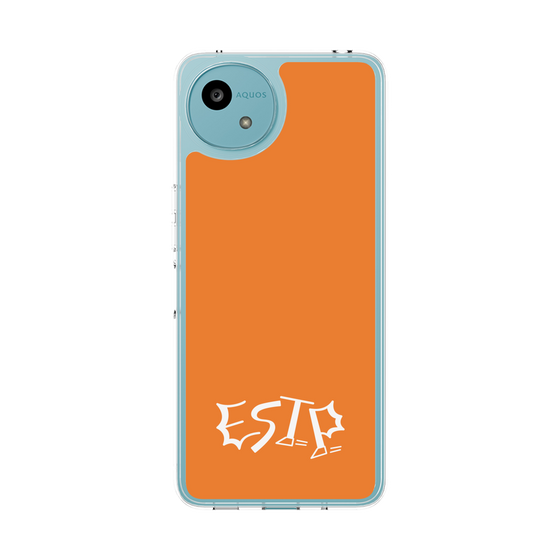 Slim Protection Case［ Original - ESTP Entrepreneur - Alphabet - Orange ］