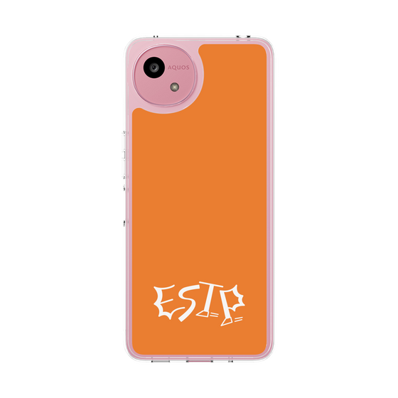 Slim Protection Case［ Original - ESTP Entrepreneur - Alphabet - Orange ］