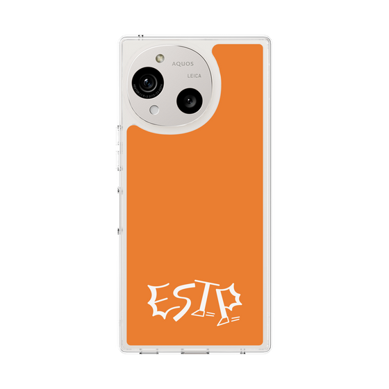 Slim Protection Case［ Original - ESTP Entrepreneur - Alphabet - Orange ］
