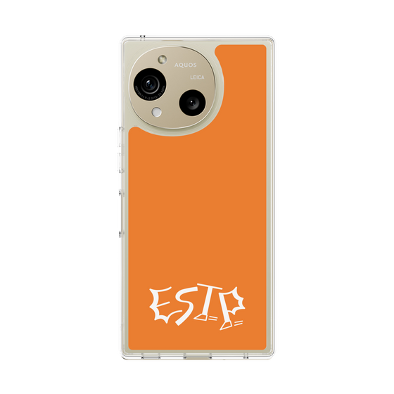 Slim Protection Case［ Original - ESTP Entrepreneur - Alphabet - Orange ］