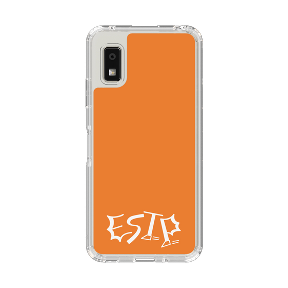 Slim Protection Case［ Original - ESTP Entrepreneur - Alphabet - Orange ］