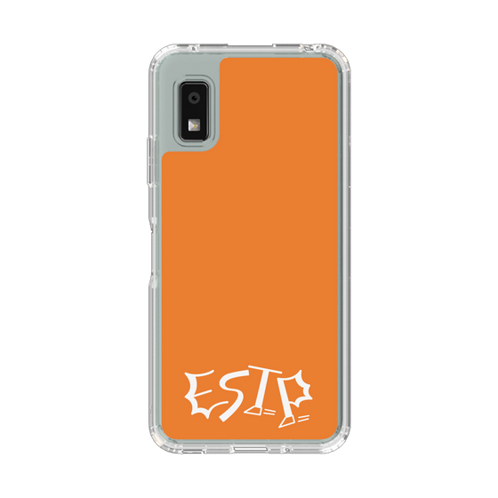 Slim Protection Case［ Original - ESTP Entrepreneur - Alphabet - Orange ］