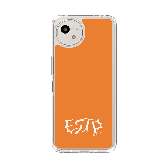 Slim Protection Case［ Original - ESTP Entrepreneur - Alphabet - Orange ］