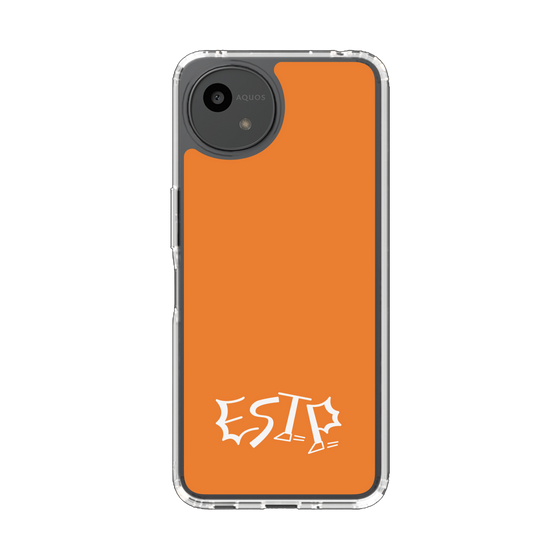 Slim Protection Case［ Original - ESTP Entrepreneur - Alphabet - Orange ］