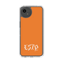 Slim Protection Case［ Original - ESTP Entrepreneur - Alphabet - Orange ］