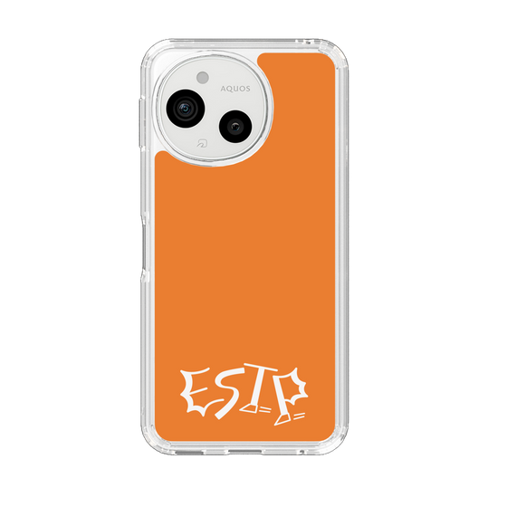 Slim Protection Case［ Original - ESTP Entrepreneur - Alphabet - Orange ］