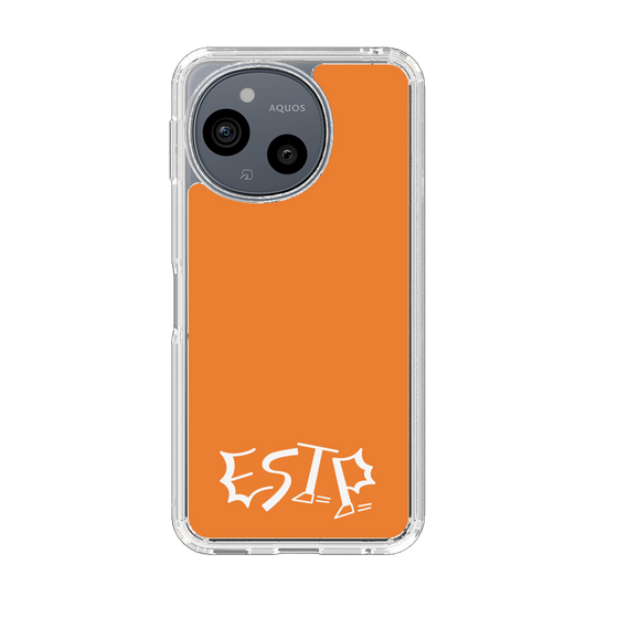 Slim Protection Case［ Original - ESTP Entrepreneur - Alphabet - Orange ］