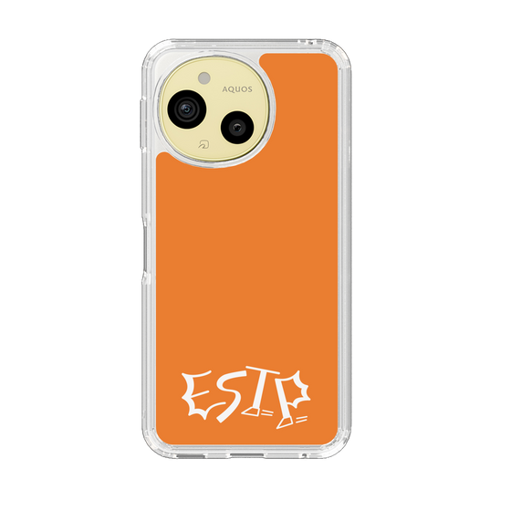 Slim Protection Case［ Original - ESTP Entrepreneur - Alphabet - Orange ］